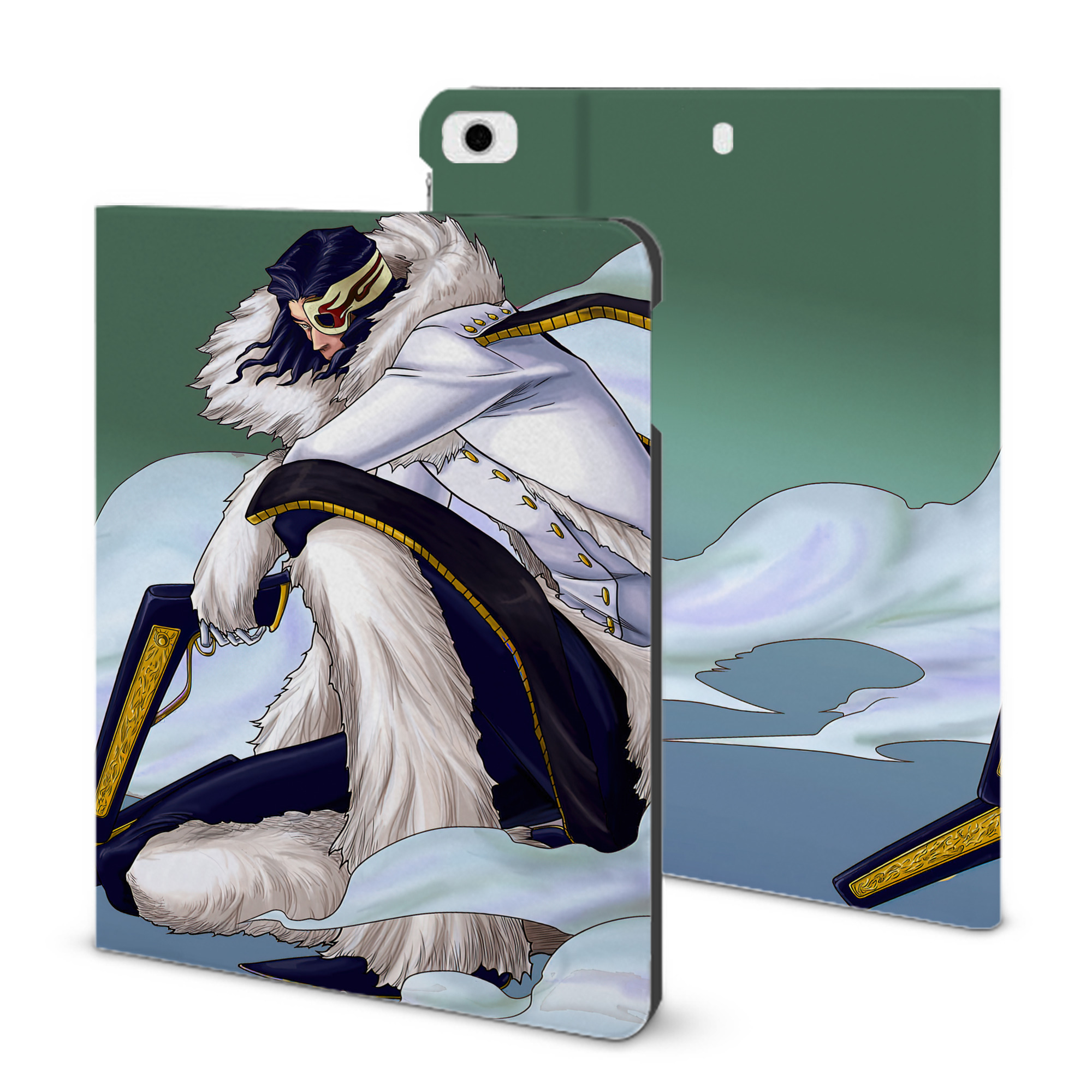 （画像用） ブリーチ BLEACH IPad ケース ブック型 PUレザー TPU 耐衝撃 軽量 薄型 ペン収納なし 全面保護 IPad 各モデル対応